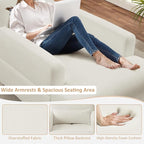 Oversized Chaise Lounge Chair Set of 2, Cloud Fluffy Chaise Sofa Recliner - Image 4