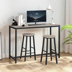 HOOBRO Bar Stools Set of 2, Counter Height Bar Stools, 25.8" Bar Stools - Image 7