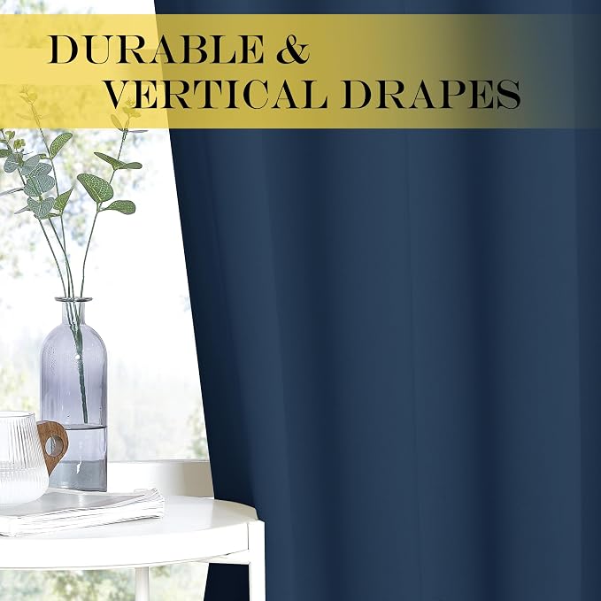 NICETOWN Blackout Curtains for Sliding Glass Door Room Divider Noise Reduce - Image 6