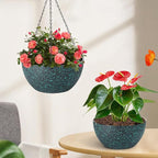 10 inch Hanging Planters for Indoor Plants, 2 Pack Planters for Outdoor Plants - Image 7