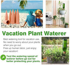 Plant Watering Devices 4 Pack Terracotta Vacation Plant Waterer Wine Bottle - Image 2