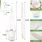 2-Pack 5.7-Inch Self-Watering Hanging Planters - Image 5