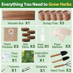 5 Herb Garden Planter Indoor - Image 5