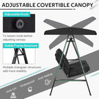 AECOJOY 2-Seat Outdoor Patio Swing Chair - Image 3