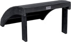 Safavieh PAT6701K Outdoor Collection Mopani Ottoman, Dark Slate Grey - Image 5