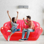 Kigley Inflatable Chair Blow Up Couches Transparent Inflatable Sofa Seat Yard - Image 2