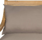 Safavieh Outdoor Collection Pasadena Brown /Taupe Acacia Wood Cushioned Daybed - Image 9