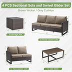 Belord 5-Seater Patio Conversation Set - Image 2