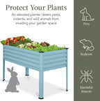 Best Choice Products 48x24x30in Galvanized Raised Garden Bed, Metal Elevated - Image 6