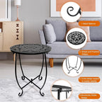Fashion&cool 2 Pack Outdoor Side Tables - Image 4