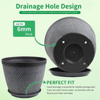 Quarut 4 Pack 15 Inch Large Planter Pot - Image 5