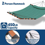 TegerDeger 12FT 2 Person Hammock Large Hammock 450LB Capacity - Image 4