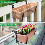 Window Box Brackets, Adjustable Planter Box Brackets, Heavy Duty Iron Flower - Image 4