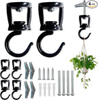 ONIKK Ceiling Hooks for Hanging Plants, Heavy Duty Metal Plant Hooks, Screw in by ONIKK