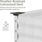 Best Choice Products 48x24x30in Galvanized Raised Garden Bed, Metal Elevated - Image 4