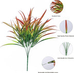 Ivydale 12Pcs Fake Plants Outdoor Artificial Plastic Grass Spring Decoration UV - Image 8