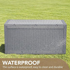 Devoko 95 Gallon Deck Box Large Resin Outdoor Storage Box, Waterproof and UV - Image 4