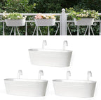 Dahey 3 Pcs Metal Iron Hanging Flower Pots by Dahey