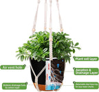 2-Pack 7.2-Inch Self-Watering Hanging Planters - Image 4