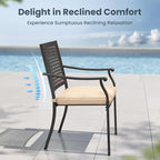 PHI VILLA 7 Pieces Outdoor Dining Set - Image 5