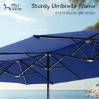 PHI VILLA 7 Pieces Outdoor Dining Set - Image 8