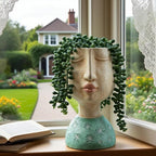 DiliComing Resin Face Planters Pots Head - Image 6