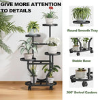 Plant Stand Indoor Outdoor 4 Tier Flower Holder - Image 4