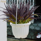 32 Pcs Artificial Grass Fake Grass Plants 17.3in Outdoor Plants UV Resistant - Image 7