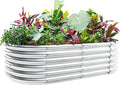 Land Guard 4×2×1.5ft Galvanized Raised Garden Bed Kit, Galvanized Planter by LandGuard