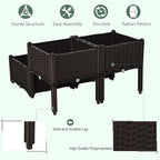 Outsunny 4 Piece Raised Garden Bed - Image 6