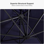 PURPLE LEAF 10' X 13' Patio Umbrella - Image 7