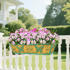 2 Pack 24 Inch Window Boxes Planters Railing Planter Box - Image 7