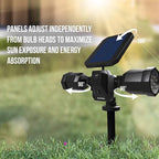 Bell+Howell Bionic Spotlight Duo Deluxe Solar Lights: Effortless Outdoor - Image 2