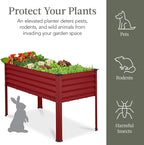 Best Choice Products 48x24x30in Galvanized Raised Garden Bed, Metal Elevated - Image 6
