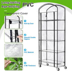 Abimars 5-Tier Greenhouse with Caster Wheel, Each Shelf Height Adjustable Metal - Image 5