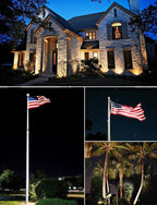 SUNVIE 30W Spot Lights Outdoor LED Spotlight 120V 3000LM Ultra Bright Flag Pole - Image 5