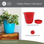 The HC Companies 6 Inch Eclipse Round Planter Pots - Image 2