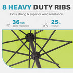 MEWAY 12ft Patio Umbrella Outdoor Table Umbrellas - Image 5
