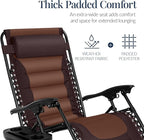 Best Choice Products Oversized Padded Zero Gravity Chair, Folding Outdoor Patio - Image 4