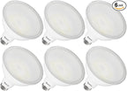 Sunco 6 Pack Outdoor Flood Light Bulbs, PAR38 LED Flood Lights Waterproof by SuncoLighting