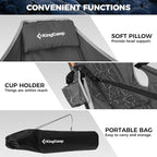 KingCamp Hammock Chair with Footrest – Heavy Duty Swinging Rocking Camping - Image 8