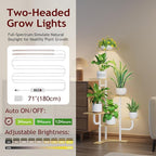 Corner Plant Stand with Grow Light - Image 5