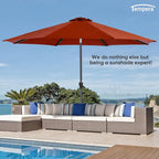 Tempera Patio Market Outdoor Table Umbrella - Image 7
