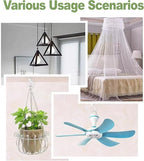 2PCS Ceiling Hooks for Hanging Plants, Heavy Duty Plant Swag Hooks, Hanging - Image 4