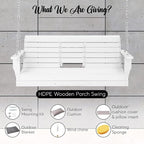 Premium Poly Lumber Porch Swing - Image 5
