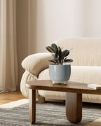LE TAUCI Ceramic Plant Pots, 5.1 + 6.4 Inch Footed Pots - Image 2