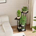 Bamworld Small Plant Stand Indoor 4 Tier Metal Plant Shelf - Image 4