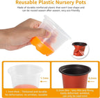 MIXC Thickened Clear Nursery Pots - Image 4