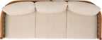 SAFAVIEH Outdoor Collection Amanda Natural Acacia Solid Wood/Taupe Cushion - Image 6