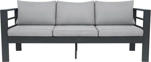 3-Seater All-Weather Iron Patio Sofa by Hoffeorrad